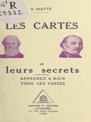 cover image of Les cartes et leurs secrets